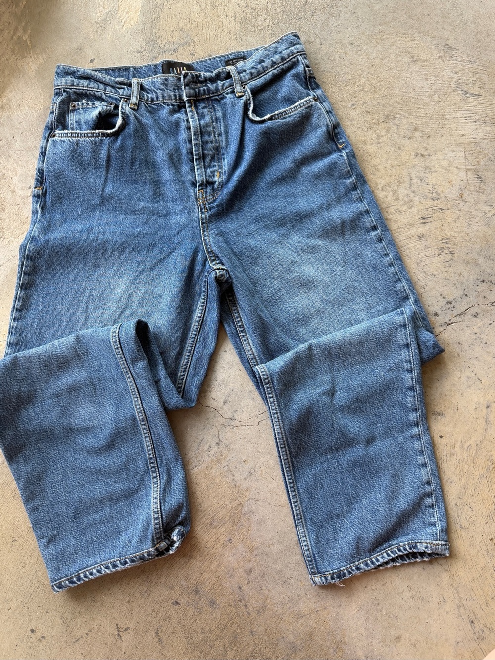 Rails Wide-Leg Jeans The Speedway Women Size 27 Organic Cotton - Picture 9 of 12